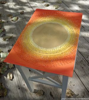 ... DLOUHOVĚKOST, ZDRAVÍ, NAPLŇUJÍCÍ A ŠŤASTNÝ ŽIVOT ... - originál, malba/ kresba na kreslící karton 30x40cm technikou suchý pastel, pastelka, akryl