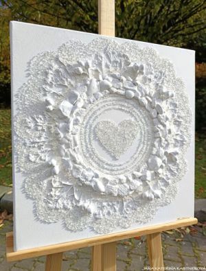 ... MOTIV PŘÍRODY - BYLINKOVÝ - ŠÍPEK, DOBRO-MYSL ... - originál, plátno 50x50cm, akryl s diamantovými křišťály, bylinkami - dobromysl a šípky