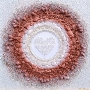 ... HOJNOST - MOTIVPŘÍRODY ... - original, plátno 50x50cm, akryl s diamantovými křišťály, pískovými kameny, bylinkami (dobromysl), šípky