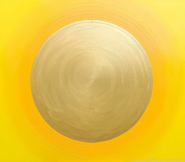 ... SLUNCE VIII. ... - original, plátno 150x130cm - ZÁKLADNÍ VARIANTA OBRAZU BEZ KŘIŠŤÁLŮ ( KŘIŠŤÁLY JE MOŽNO NA PŘÁNÍ DOPLNIT)