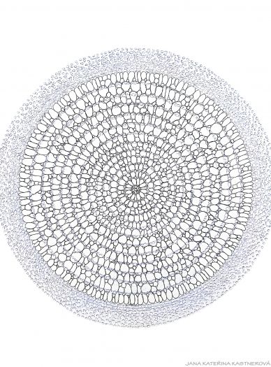 ... DESIGN - MINIMALISMUS - STŘÍBRNÁ ... - original, plátno 60x80cm, akryl s diamantovými křišťály